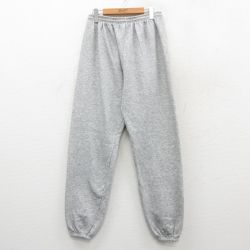 W36★古着 スウェット パンツ メンズ 90年代 90s 無地 グレー 霜降り 26feb14