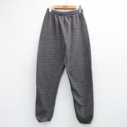 W33★古着 ヘインズ スウェット パンツ メンズ 90年代 90s 無地 USA製 グレー 霜降り 26feb24