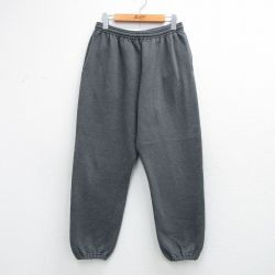 W32★古着 ラッセル スウェット パンツ メンズ 00年代 00s 無地 濃グレー 霜降り 26mar19
