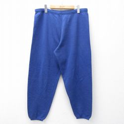 W35★古着 スウェット パンツ メンズ 90年代 90s 無地 USA製 紺 26apr10