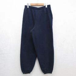 リーボック 90s スウェットパンツ ワンポイントロゴ ネイビー 実寸W34 | 古着