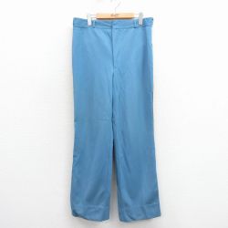 W36★古着 ビンテージ スラックス パンツ メンズ 60年代 60s タロン 薄紺他 26jan16