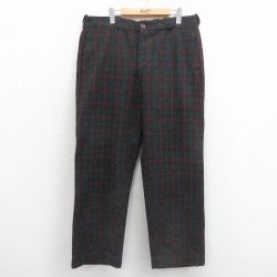 【20%OFF】70s パンツ チェック ブラック W36 | 古着