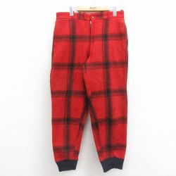 ダックスバック 60s ハンティングパンツ タロン レッドチェック W32 | 古着