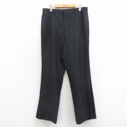 W36★古着 ビンテージ スラックス パンツ メンズ 60年代 60s タロン 黒 26feb28