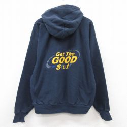 【50%OFF】XL★古着 長袖 チャンピオン Champion リバースウィーブ パーカー メンズ 00年代 00s NAPA スタッフ 大きいサイズ 紺 ネイビー 25feb15 中古 スウェット スエット トレーナー トップス