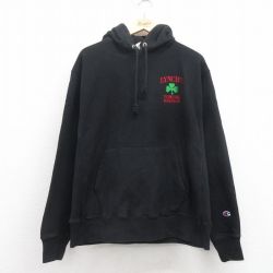 L★古着 長袖 チャンピオン Champion リバースウィーブ パーカー メンズ クローバー 25sep02 中古 スウェット スエット トレーナー トップス