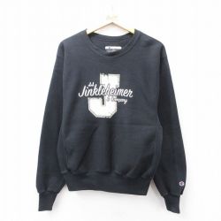 【50%OFF】チャンピオン 00s リバースウィーブスウェット Jinkleheimer ブラック L | 古着