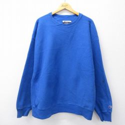 【50%OFF】チャンピオン 00s リバースウィーブスウェット ブルー XL | 古着