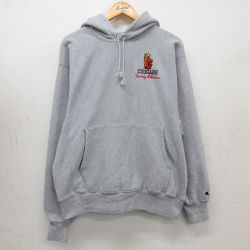 チャンピオン 00s リバースウィーブパーカー COUGARS グレー L | 古着