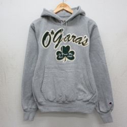 チャンピオン 00s リバースウィーブパーカー Ogaras グレー霜降り M | 古着