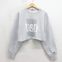 チャンピオン 80s リバースウィーブ長袖 USD カレッジ グレー XL | 古着