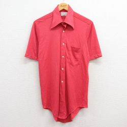 70s 半袖シャツ ピンク M | 古着