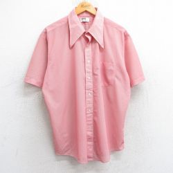 【50%OFF】70s 半袖シャツ レッド XL | 古着