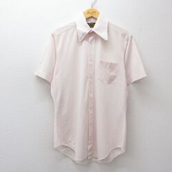 L★古着 シアーズ 半袖 シャツ メンズ 70年代 70s ピンク系他 26apr27