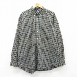ドッカーズ 90s 長袖シャツ グリーンチェック XL | 古着