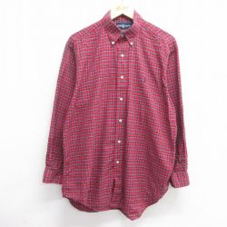 ラルフローレン 90s 長袖シャツ YARMOUTH レッドチェック L | 古着
