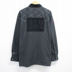 XL★古着 ラルフローレン Ralph Lauren 長袖 ブランド シャツ メンズ 90年代 90s 3 252 オックスフォード コットン グレー他 25jun21 中古 トップス