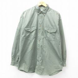 【50%OFF】ゲス 長袖シャツ グリーン XL | 古着