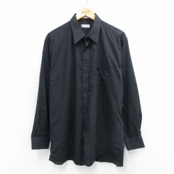 ピエールカルダン 90s 長袖シャツ ワンポイントロゴ ブラック XL | 古着