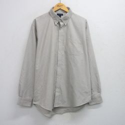 ランズエンド 長袖シャツ グレー XL | 古着