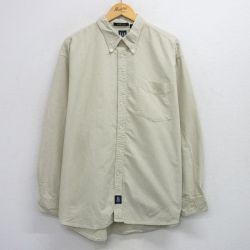 ギャップ 00s 長袖シャツ ビッグオックスフォード ベージュ XL | 古着