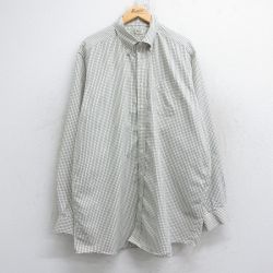 エルエルビーン 00s 長袖シャツ チェック ホワイト XL | 古着