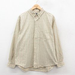 ギャップ 90s 長袖シャツ チェック イエロー XL | 古着