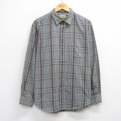 【50%OFF】エルエルビーン 90s 長袖シャツ チェック グリーン XL | 古着