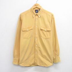 ギャップ 00s 長袖シャツ イエロー XL | 古着
