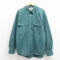 リーバイス 00s 長袖シャツ グリーン XL | 古着