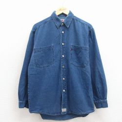 リーバイス 00s 長袖シャツ ネイビー XL | 古着