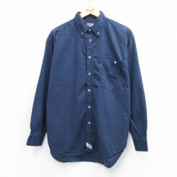 L★古着 リーバイス Levis 長袖 ブランド シャツ メンズ 00年代 00s 濃紺 26apr08