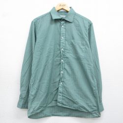 クリスチャンディオール 90s 長袖シャツ ストライプ グリーン L | 古着