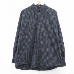 ラルフローレン 90s 長袖シャツ チェック ブラック XL | 古着
