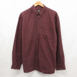 ドッカーズ 長袖シャツ チェック レッド XL | 古着