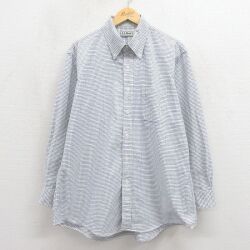 エルエルビーン 90s 長袖シャツ チェック ホワイト XL | 古着