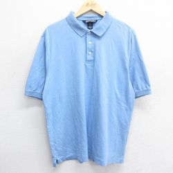 【50%OFF】ランズエンド 00s 半袖ポロシャツ ネイビー メンズXL相当 | 古着