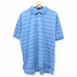 【50%OFF】XL★古着 ノーティカ NAUTICA 半袖 ブランド ポロ シャツ メンズ 90年代 90s ワンポイントロゴ 大きいサイズ コットン 薄紺他 ネイビー 24jul17 中古 トップス
