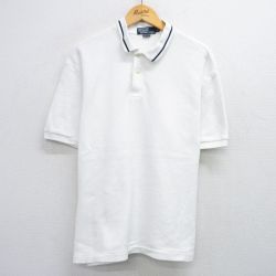 XL★古着 ラルフローレン Ralph Lauren 半袖 ブランド ポロ シャツ メンズ 90年代 90s 大きいサイズ コットン 白他 ホワイト 25jun06 中古 トップス