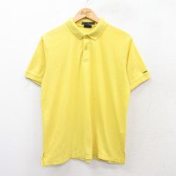 L★古着 リーバイス Levis 半袖 ブランド ポロ シャツ メンズ 90年代 90s 黄 イエロー 25aug25 中古 トップス