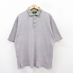 XL★古着 ドッカーズ 半袖 ブランド ポロ シャツ メンズ 大きいサイズ コットン 白他 ホワイト 25aug25 中古 トップス