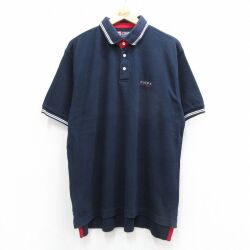 ラルフローレン 90s 半袖ポロシャツ ワンポイントロゴ ネイビー メンズXL相当 | 古着