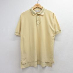 リーバイス 90s 半袖ポロシャツ 鹿の子 イエロー メンズL相当 | 古着