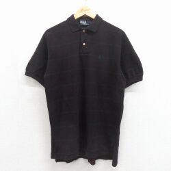 ラルフローレン 90s 半袖ポロシャツ ワンポイントロゴ ブラック メンズXL相当 | 古着