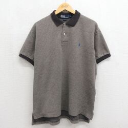 ラルフローレン 90s 半袖ポロシャツ ワンポイントロゴ ブラウン メンズXL相当 | 古着