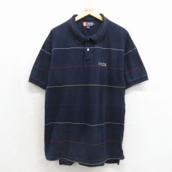 ラルフローレン 90s 半袖ポロシャツ ワンポイントロゴ ネイビー メンズXL相当 | 古着