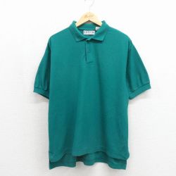 リーバイス 90s 半袖ポロシャツ ワンポイントロゴ ライトブルー メンズXL相当 | 古着