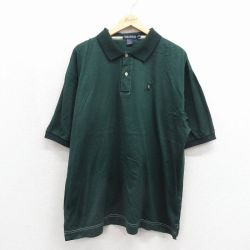 ノーティカ 90s 半袖ポロシャツ ワンポイントロゴ グリーン メンズXL相当 | 古着