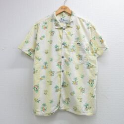 90s 半袖シャツ ハワイアン イエロー XL | 古着